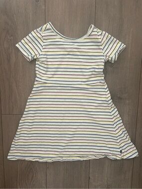 Striped short-sleeve dress from Gap Kids- Sz: 6 years